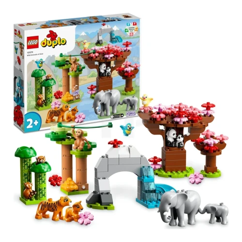 Set construcție Lego Duplo Wild Animals of Asia 10974, 117 elemente cumpăra în Chișinau