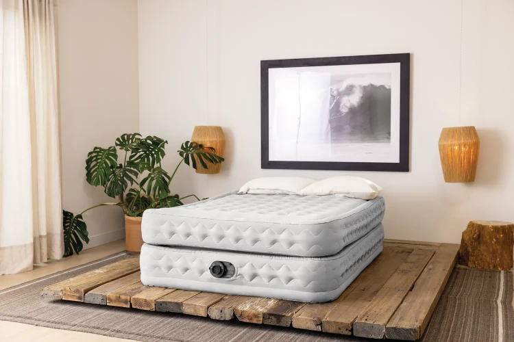 Saltea gonflabilă Intex Velur Queen Supreme Air-flow cu pompă electrică încorporată 220 V cumpăra în Chișinau