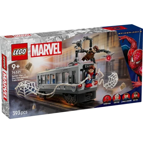 Конструкторы Lego Marvel Spider-Man Vs. Doc Ock Subway Train Scene, 393 элемента купить в Кишиневе