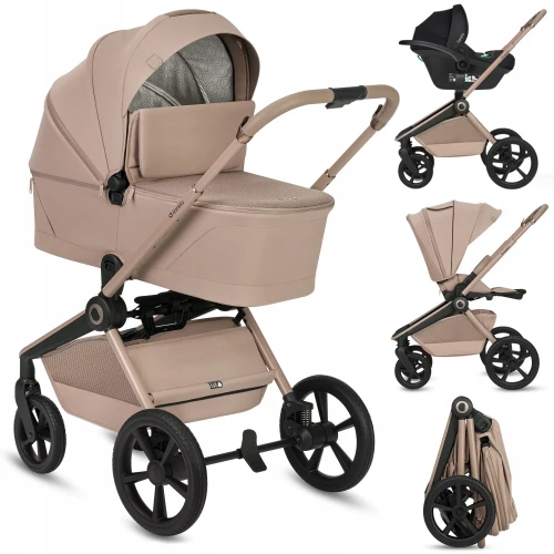 Carucior 3 in 1 Lionelo Freya Beige Sand cumpăra în Chișinau