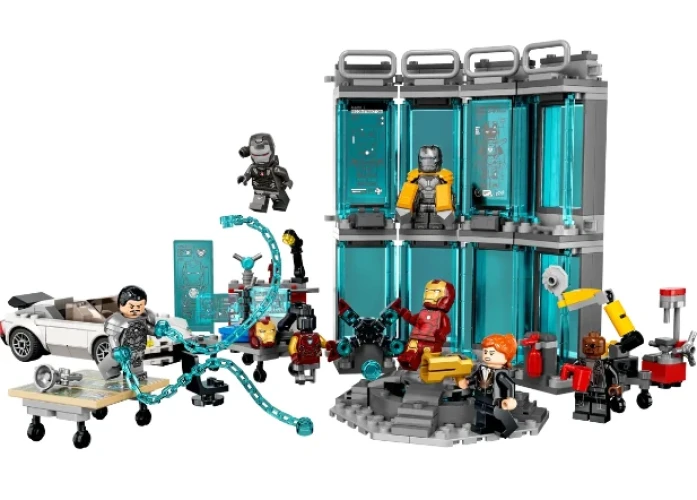 Set de constructie Lego Marvel Iron Man Armory , 496 elemente cumpăra în Chișinau