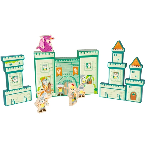 Cuburi Classic World Dragon Castel, 16 buc. cumpăra în Chișinau