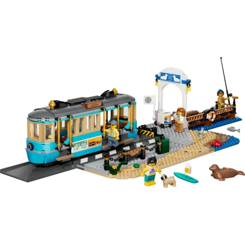 Set construcție Lego City Classic Beach Tram, 693 elemente cumpăra în Chișinau