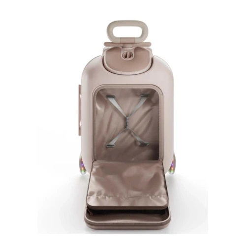 Детский чемодан-каталка 2 в 1 Kinderkraft Cabby, 20 л, Rose Gold купить в Кишиневе