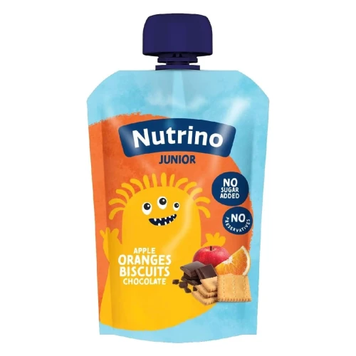 Piure Nutrino Junior din mar-portocala-biscuiti-ciocolata (3 ani+), 100 g cumpăra în Chișinau