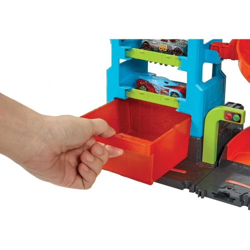 Set constructie Hot Wheels Mega Tower Carwash, 2 elemente cumpăra în Chișinau