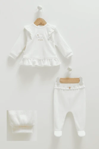 Комплект из 2 штук Caramell Romantıc Color Ivory (6-9М) купить в Кишиневе