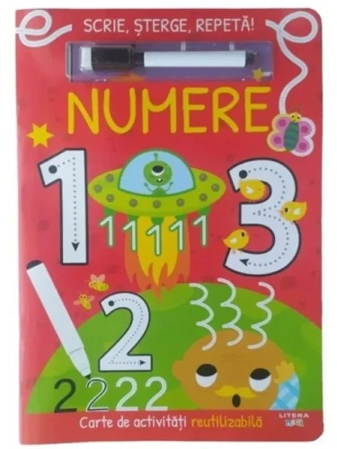 Carte Numere. Scrie, șterge, repetă! cumpăra în Chișinau
