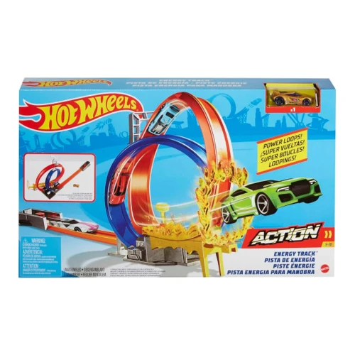 Set de joacă Hot Wheels Action Energy Track GND92, pistă cu buclă dublă și mașinuță cumpăra în Chișinau