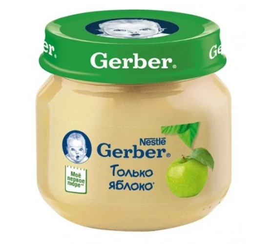 Пюре Gerber Яблоко (4 мес+), 80 г купить в Кишиневе