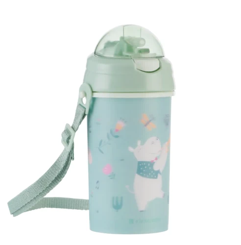 Cană cu pai și curea Kikkaboo Music Fest Mint (8 luni+), 450 ml cumpăra în Chișinau