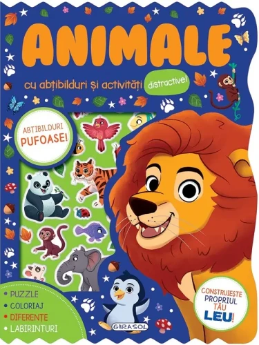 Carte Animale. Abțibilduri pufoase cumpăra în Chișinau