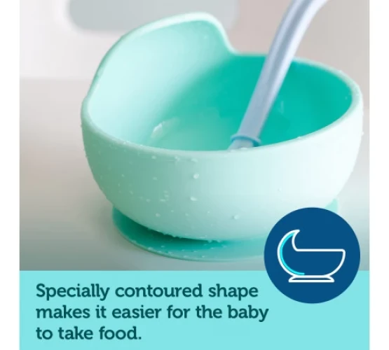 Силиконовая миска Canpol Babies Turquoise 300 мл  купить в Кишиневе
