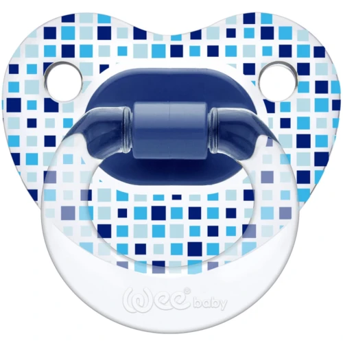 Пустышка ортодонтическая силиконовая WeeBaby Transparent Patterned в асс. 6-18 мес. купить в Кишиневе
