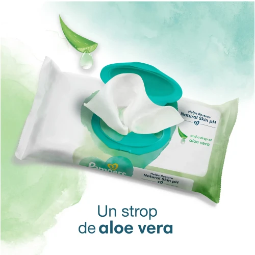 Șervețele umede Pampers Harmonie New Baby, 4x46 buc. cumpăra în Chișinau