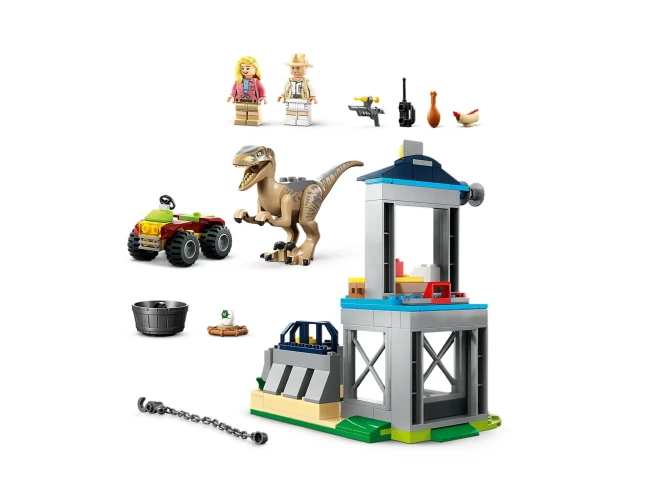 Set construcție Lego Jurassic World Velociraptor Escape, 137 elemente cumpăra în Chișinau