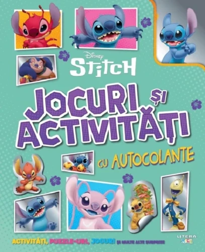 Книга Disney Stitch. Игры и задания с наклейками купить в Кишиневе