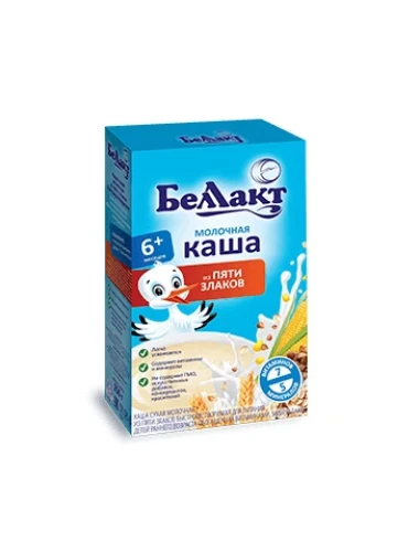 Каша Беллакт из 5 злаков (6 месяцев+), 250 г купить в Кишиневе