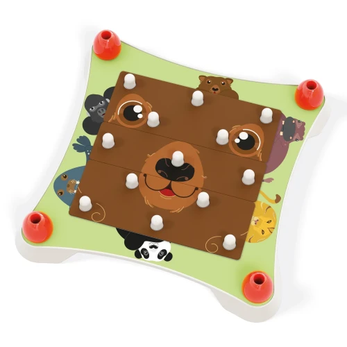 Puzzle educativ Quercetti Guess the animal face, 18 elemente cumpăra în Chișinau
