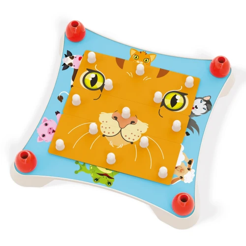 Puzzle educativ Quercetti Guess the animal face, 18 elemente cumpăra în Chișinau
