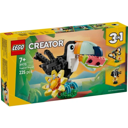 Конструкторы Lego Creator Wild Animals: Tropical Toucan, 225 элементов купить в Кишиневе