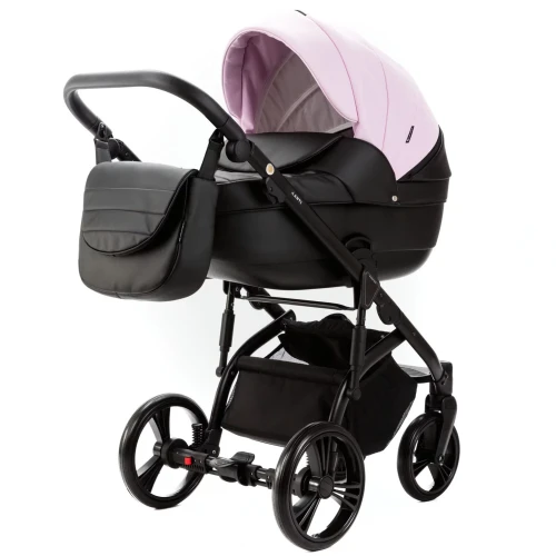 Коляска 2/1 Adamex Lanti Deluxe Pink Black купить в Кишиневе