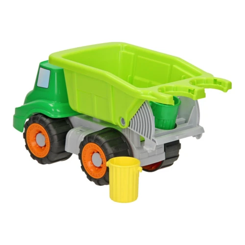 Грузовик для песка Androni Giocattoli Happy Trucks, мусоровоз, зелёный, 32 см купить в Кишиневе