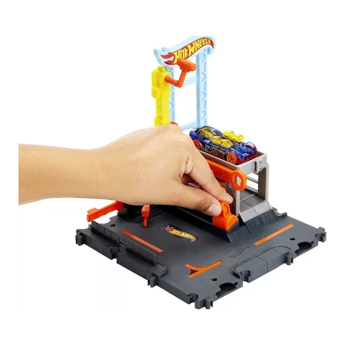 Set de joacă Hot Wheels City Downtown Repair Station cu 1 mașinuță cumpăra în Chișinau