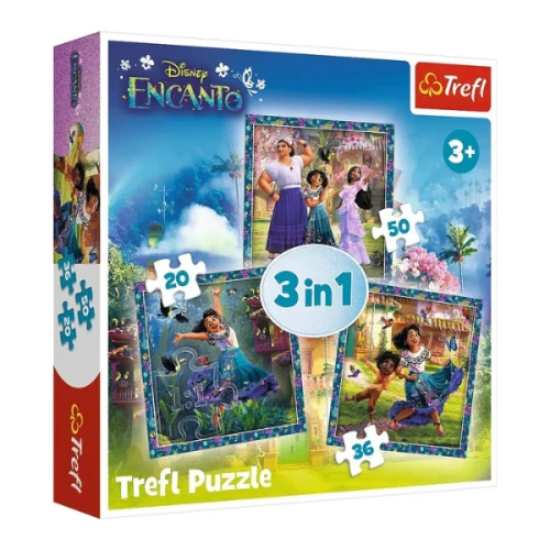 Puzzle Toys Outlet 3 în 1 Eroii din Encanto, 106 piese cumpăra în Chișinau