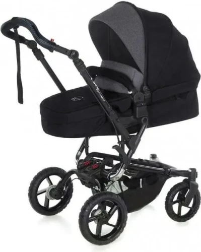 Carucior 3 in 1 Jane Silla Crosswalk Convert + Koos I-size Micro Jet Black cumpăra în Chișinau