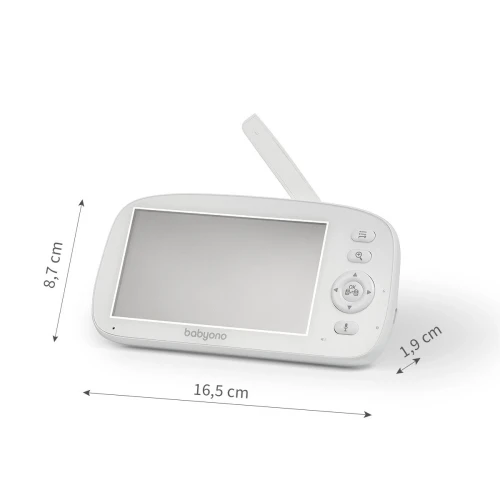 Видеоняня BabyOno Calma White & Beige, 5", 300 м купить в Кишиневе