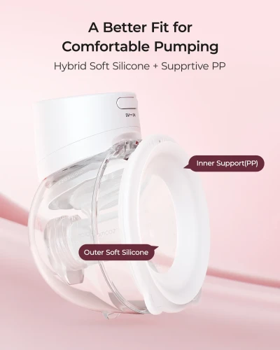 Pompa de sân electrică dubla Momcozy S12 Pro Quick Pink cumpăra în Chișinau