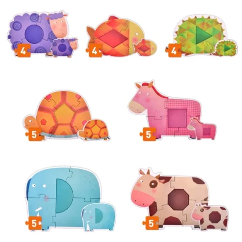 Puzzle Mideer Geometry&Animal, 32 elemente cumpăra în Chișinau