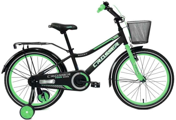Bicicleta Crosser C13 Green & Black, roți 16 cumpăra în Chișinau