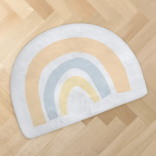 Детский коврик Kikkaboo Stripy Friends Blue, 60x85 см купить в Кишиневе