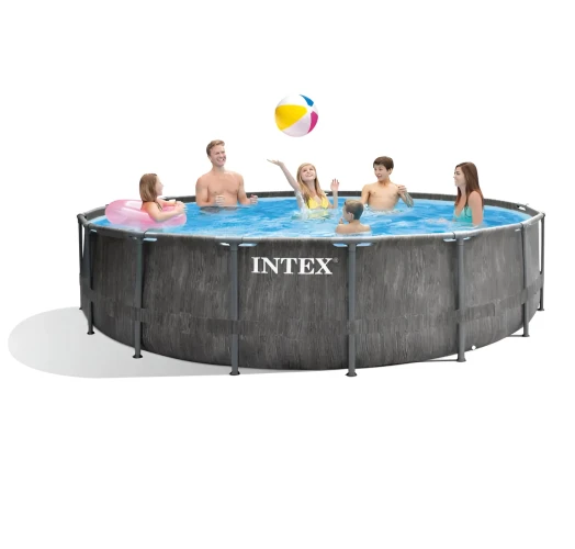 Бассейн для детей Intex Greywood Prism Frame Premium + фильтрующий насос 3785 л/ч, 16805 литров купить в Кишиневе