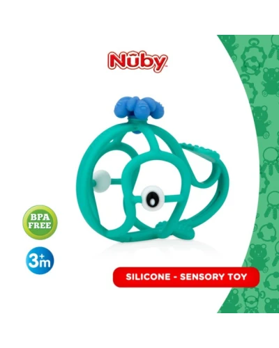 Inel gingival Nuby Helicopter & Whale în sort. cumpăra în Chișinau