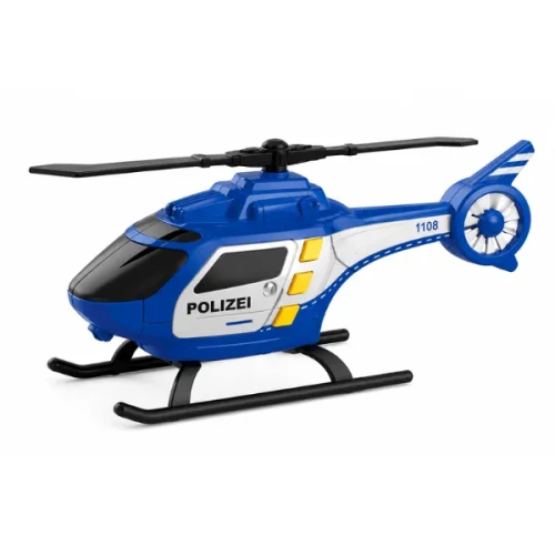 Set vehicule de poliție Wenyi Police cu fricțiune (lumini/sunete), scara 1:32 cumpăra în Chișinau
