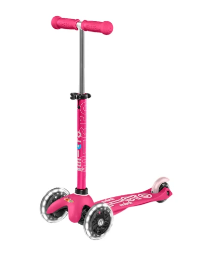 Trotinetă Micro Mini 3in1 Deluxe Plus LED Pink cumpăra în Chișinau