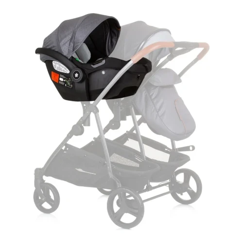 Автолюлька Chipolino Duo Smart 0+ (0-13 кг) Silver Grey купить в Кишиневе