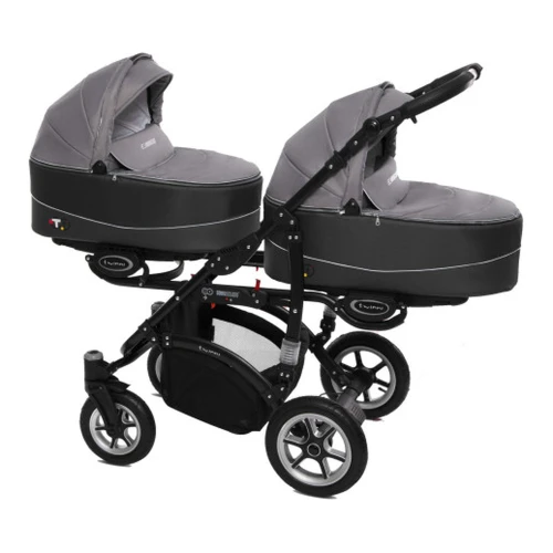 Коляска для двойни 2 в 1 BabyActive Twinni Silver купить в Кишиневе
