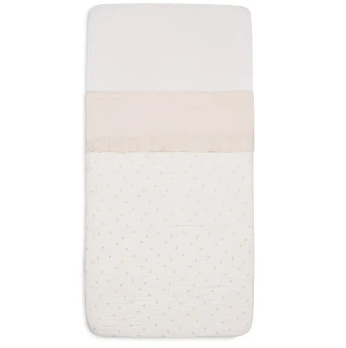 Простыня для детской кроватки Jollein Ruffle Natural, 75x100 см купить в Кишиневе
