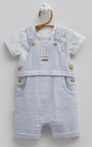 Salopetă Caramell Free Boy Blue & Ivory (9-12L) cumpăra în Chișinau
