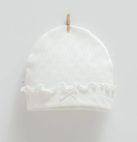 Шапочка Caramell Move Girl Ivory (9-12М) купить в Кишиневе