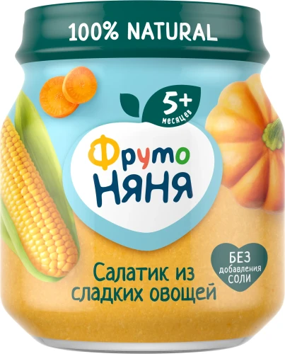Piure ФрутоНяня din porumb-dovleac-morcov (5 luni+), 110 g cumpăra în Chișinau
