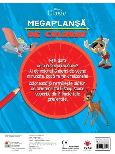 Раскраска Disney Мегаплакат для рисования. 6 метров купить в Кишиневе