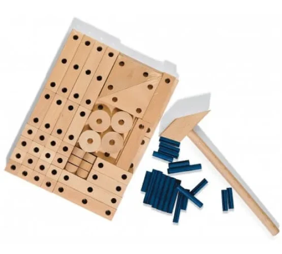 Constructor din lemn SES Creative"Carpenter" (46 el.) cumpăra în Chișinau