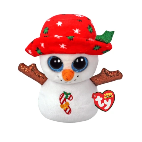 Плюшевая игрушка TY Снеговик в шапке Brrrnie Beanie Boos, 15 см купить в Кишиневе