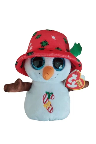 Плюшевая игрушка TY Снеговик в шапке Brrrnie Beanie Boos, 15 см купить в Кишиневе