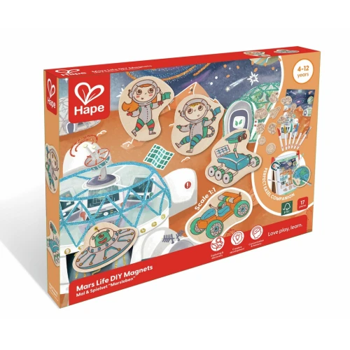 Set magnetic pentru colorare Hape Mars Space Life cumpăra în Chișinau